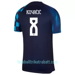 Günstige Kroatien Kovacic 8 Herrentrikot Auswärts WM 2022 Kurzarm Günstige Kroatien Kovacic 8 Herrentrikot Auswärts WM 2022 Kurzarm