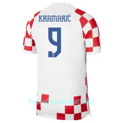Günstige Kroatien Kramaric 9 Herrentrikot Heim WM 2022 Kurzarm Günstige Kroatien Kramaric 9 Herrentrikot Heim WM 2022 Kurzarm