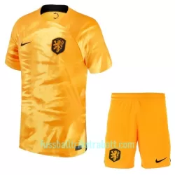 Günstige Niederlande Kindertrikot Heim WM 2022 Kurzarm Günstige Niederlande Kindertrikot Heim WM 2022 Kurzarm