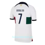Günstige RONALDO 7 Portugal Herrentrikot Auswärts WM 2022 Kurzarm