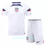 Günstige USA Kindertrikot Heim WM 2022 Kurzarm
