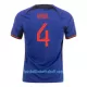 Günstige VIRGIL 4 Niederlande Herrentrikot Auswärts WM 2022 Kurzarm