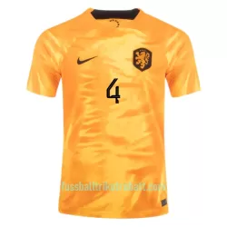 Günstige VIRGIL 4 Niederlande Herrentrikot Heim WM 2022 Kurzarm Günstige VIRGIL 4 Niederlande Herrentrikot Heim WM 2022 Kurzarm