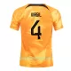 Günstige VIRGIL 4 Niederlande Herrentrikot Heim WM 2022 Kurzarm
