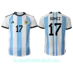 Günstige Argentinien Alejandro Gomez 17 Herrentrikot Heim WM 2022 Kurzarm