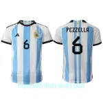 Günstige Argentinien German Pezzella 6 Herrentrikot Heim WM 2022 Kurzarm