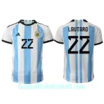 Günstige Argentinien Lautaro Martinez 22 Herrentrikot Heim WM 2022 Kurzarm