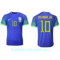 Günstige Brasilien Neymar Jr 10 Herrentrikot Auswärts WM 2022 Kurzarm Günstige Brasilien Neymar Jr 10 Herrentrikot Auswärts WM 2022 Kurzarm