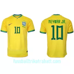 Günstige Brasilien Neymar Jr 10 Herrentrikot Heim WM 2022 Kurzarm Günstige Brasilien Neymar Jr 10 Herrentrikot Heim WM 2022 Kurzarm