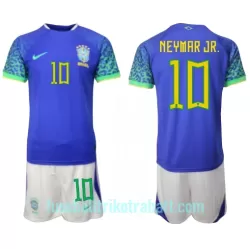 Günstige Brasilien Neymar Jr 10 Kindertrikot Auswärts WM 2022 Kurzarm Günstige Brasilien Neymar Jr 10 Kindertrikot Auswärts WM 2022 Kurzarm