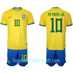 Günstige Brasilien Neymar Jr 10 Kindertrikot Heim WM 2022 Kurzarm Günstige Brasilien Neymar Jr 10 Kindertrikot Heim WM 2022 Kurzarm