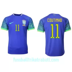 Günstige Brasilien Philippe Coutinho 11 Herrentrikot Auswärts WM 2022 Kurzarm Günstige Brasilien Philippe Coutinho 11 Herrentrikot Auswärts WM 2022 Kurzarm