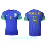 Günstige Brasilien Richarlison 9 Herrentrikot Auswärts WM 2022 Kurzarm