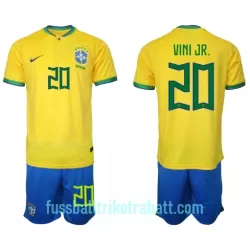Günstige Brasilien Vini JR 20 Kindertrikot Heim WM 2022 Kurzarm Günstige Brasilien Vini JR 20 Kindertrikot Heim WM 2022 Kurzarm