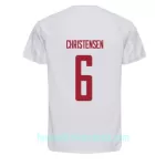 Günstige Dänemark Andreas Christensen 6 Herrentrikot Auswärts WM 2022 Kurzarm