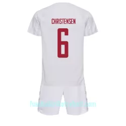 Günstige Dänemark Andreas Christensen 6 Kindertrikot Auswärts WM 2022 Kurzarm Günstige Dänemark Andreas Christensen 6 Kindertrikot Auswärts WM 2022 Kurzarm