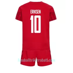 Günstige Dänemark Christian Eriksen 10 Kindertrikot Heim WM 2022 Kurzarm Günstige Dänemark Christian Eriksen 10 Kindertrikot Heim WM 2022 Kurzarm