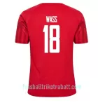 Günstige Dänemark Daniel Wass 18 Herrentrikot Heim WM 2022 Kurzarm