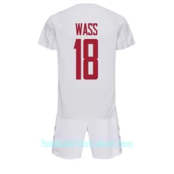 Günstige Dänemark Daniel Wass 18 Kindertrikot Auswärts WM 2022 Kurzarm Günstige Dänemark Daniel Wass 18 Kindertrikot Auswärts WM 2022 Kurzarm
