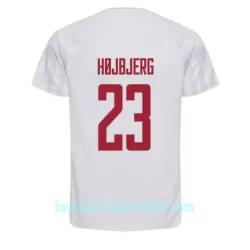 Günstige Dänemark Pierre-Emile Hojbjerg 23 Herrentrikot Auswärts WM 2022 Kurzarm Günstige Dänemark Pierre-Emile Hojbjerg 23 Herrentrikot Auswärts WM 2022 Kurzarm