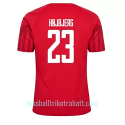 Günstige Dänemark Pierre-Emile Hojbjerg 23 Herrentrikot Heim WM 2022 Kurzarm Günstige Dänemark Pierre-Emile Hojbjerg 23 Herrentrikot Heim WM 2022 Kurzarm