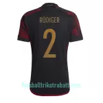 Günstige Deutschland Antonio Rudiger 2 Herrentrikot Auswärts WM 2022 Kurzarm