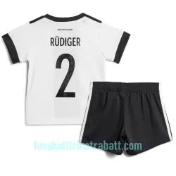 Günstige Deutschland Antonio Rudiger 2 Kindertrikot Heim WM 2022 Kurzarm Günstige Deutschland Antonio Rudiger 2 Kindertrikot Heim WM 2022 Kurzarm