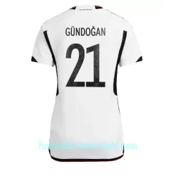 Günstige Deutschland Ilkay Gundogan 21 Damentrikot Heim WM 2022 Kurzarm Günstige Deutschland Ilkay Gundogan 21 Damentrikot Heim WM 2022 Kurzarm