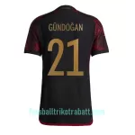 Günstige Deutschland Ilkay Gundogan 21 Herrentrikot Auswärts WM 2022 Kurzarm