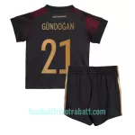 Günstige Deutschland Ilkay Gundogan 21 Kindertrikot Auswärts WM 2022 Kurzarm