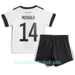 Günstige Deutschland Jamal Musiala 14 Kindertrikot Heim WM 2022 Kurzarm