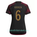 Günstige Deutschland Joshua Kimmich 6 Damentrikot Auswärts WM 2022 Kurzarm