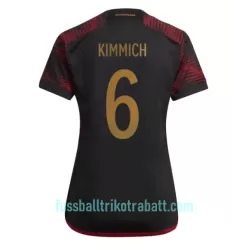 Günstige Deutschland Joshua Kimmich 6 Damentrikot Auswärts WM 2022 Kurzarm Günstige Deutschland Joshua Kimmich 6 Damentrikot Auswärts WM 2022 Kurzarm