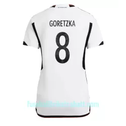 Günstige Deutschland Leon Goretzka 8 Damentrikot Heim WM 2022 Kurzarm Günstige Deutschland Leon Goretzka 8 Damentrikot Heim WM 2022 Kurzarm