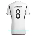 Günstige Deutschland Leon Goretzka 8 Herrentrikot Heim WM 2022 Kurzarm