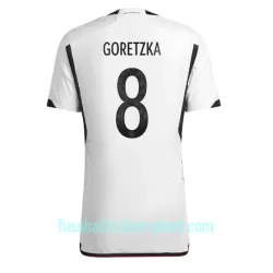Günstige Deutschland Leon Goretzka 8 Herrentrikot Heim WM 2022 Kurzarm Günstige Deutschland Leon Goretzka 8 Herrentrikot Heim WM 2022 Kurzarm