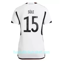 Günstige Deutschland Niklas Sule 15 Damentrikot Heim WM 2022 Kurzarm Günstige Deutschland Niklas Sule 15 Damentrikot Heim WM 2022 Kurzarm