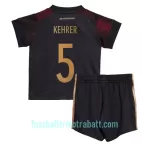 Günstige Deutschland Thilo Kehrer 5 Kindertrikot Auswärts WM 2022 Kurzarm