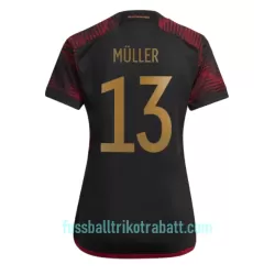 Günstige Deutschland Thomas Muller 13 Damentrikot Auswärts WM 2022 Kurzarm Günstige Deutschland Thomas Muller 13 Damentrikot Auswärts WM 2022 Kurzarm