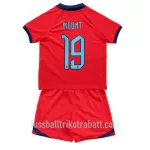 Günstige England Mason Mount 19 Kindertrikot Auswärts WM 2022 Kurzarm
