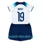 Günstige England Mason Mount 19 Kindertrikot Heim WM 2022 Kurzarm