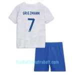 Günstige Frankreich Antoine Griezmann 7 Kindertrikot Auswärts WM 2022 Kurzarm