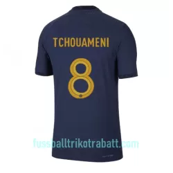 Günstige Frankreich Aurelien Tchouameni 8 Herrentrikot Heim WM 2022 Kurzarm Günstige Frankreich Aurelien Tchouameni 8 Herrentrikot Heim WM 2022 Kurzarm