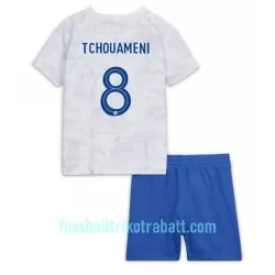 Günstige Frankreich Aurelien Tchouameni 8 Kindertrikot Auswärts WM 2022 Kurzarm Günstige Frankreich Aurelien Tchouameni 8 Kindertrikot Auswärts WM 2022 Kurzarm