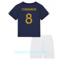 Günstige Frankreich Aurelien Tchouameni 8 Kindertrikot Heim WM 2022 Kurzarm Günstige Frankreich Aurelien Tchouameni 8 Kindertrikot Heim WM 2022 Kurzarm