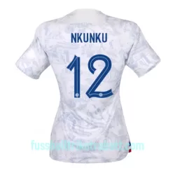Günstige Frankreich Christopher Nkunku 12 Damentrikot Auswärts WM 2022 Kurzarm Günstige Frankreich Christopher Nkunku 12 Damentrikot Auswärts WM 2022 Kurzarm