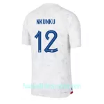 Günstige Frankreich Christopher Nkunku 12 Herrentrikot Auswärts WM 2022 Kurzarm