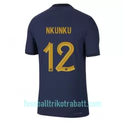 Günstige Frankreich Christopher Nkunku 12 Herrentrikot Heim WM 2022 Kurzarm Günstige Frankreich Christopher Nkunku 12 Herrentrikot Heim WM 2022 Kurzarm