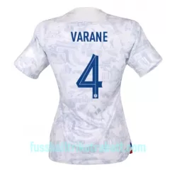 Günstige Frankreich Raphael Varane 4 Damentrikot Auswärts WM 2022 Kurzarm Günstige Frankreich Raphael Varane 4 Damentrikot Auswärts WM 2022 Kurzarm