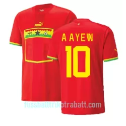Günstige Ghana Andre Ayew 10 Herrentrikot Auswärts WM 2022 Kurzarm Günstige Ghana Andre Ayew 10 Herrentrikot Auswärts WM 2022 Kurzarm